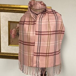 New CEJON made in Italy soft pink rosé scarf
